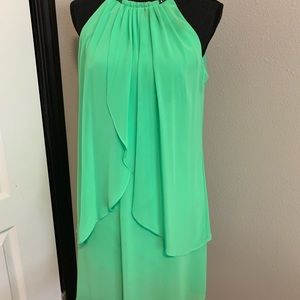 Melon green summer dress